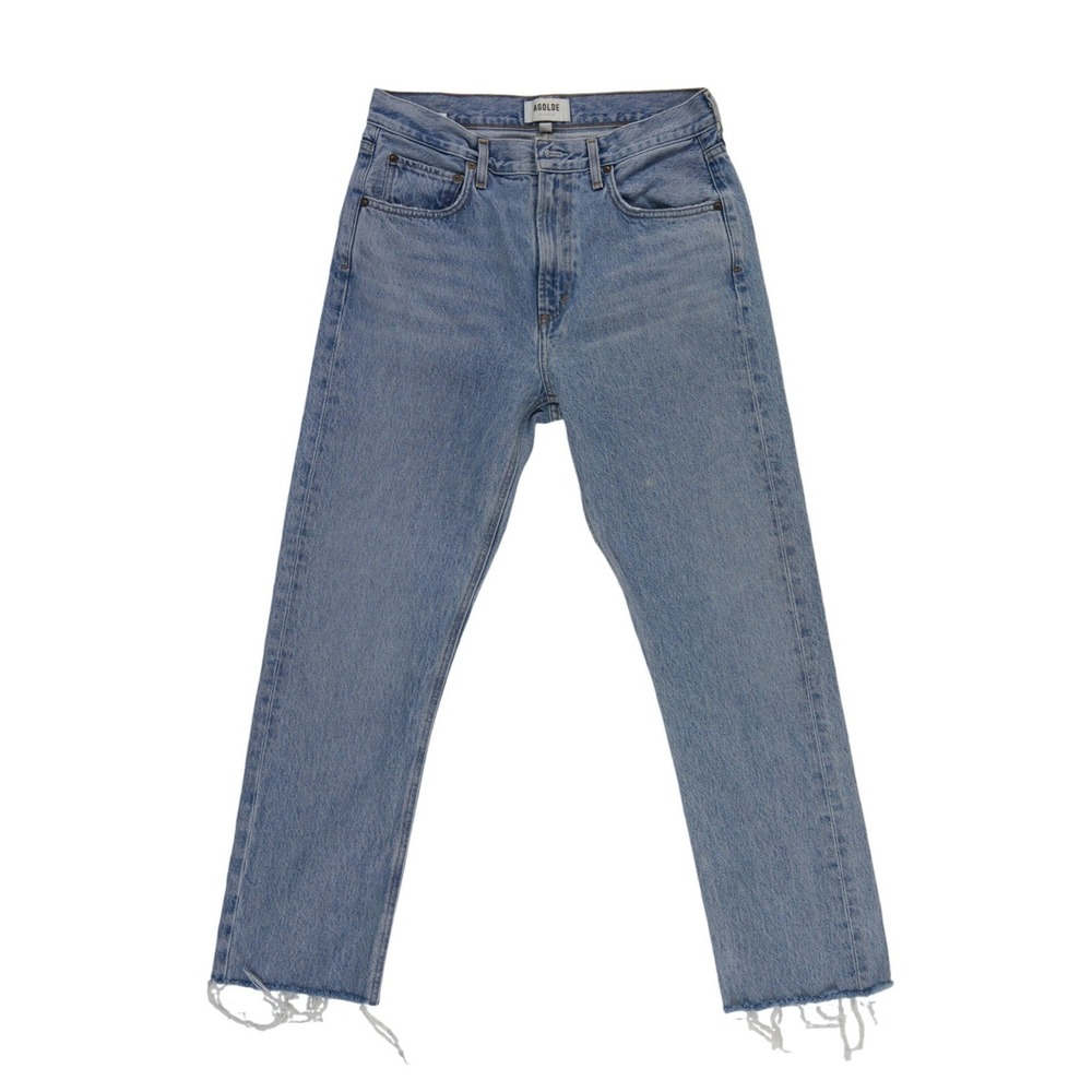 AGOLDE Cherie High Rise Straight Jeans Women's Size 28 Light Blue A084B-811 90s